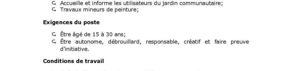 Appel De Candidature Projet Emploi 2025 Page 001